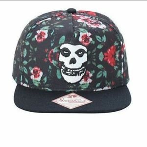 Misfits floral snap back hat